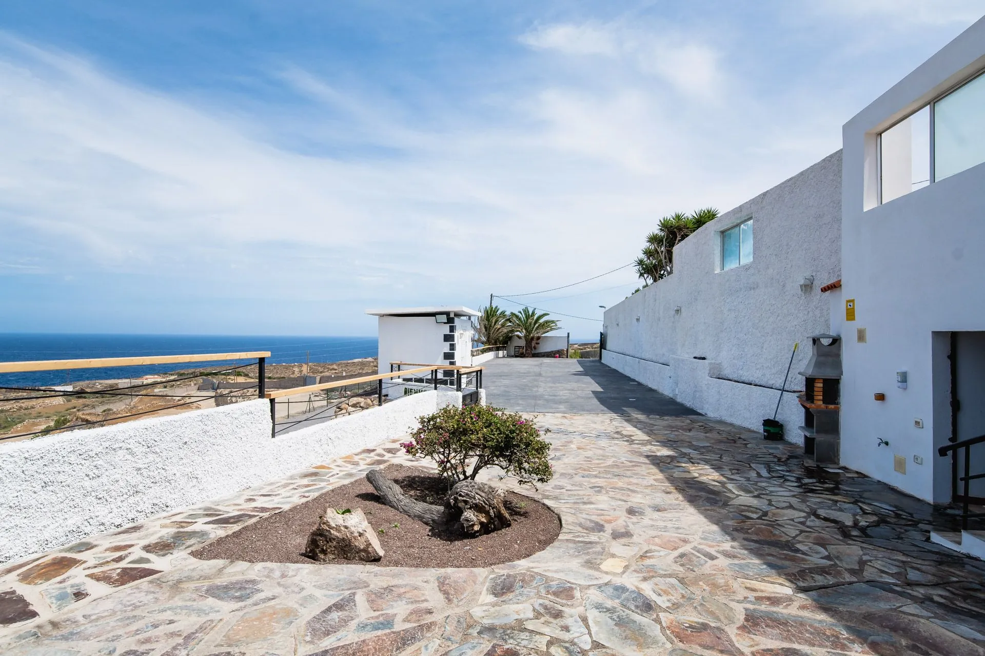 Terrazza panoramica con vista sull'oceano alla Finca della Musica